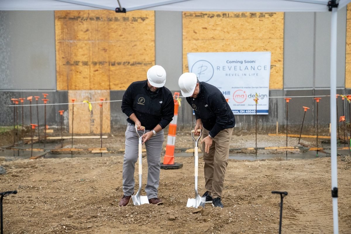 Patrick and Joe breaking ground on Revelance