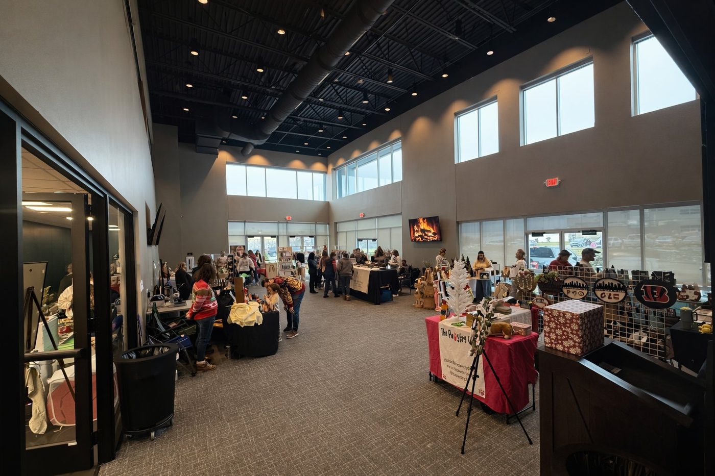 Vendor market event in the Revel Room at Revelance